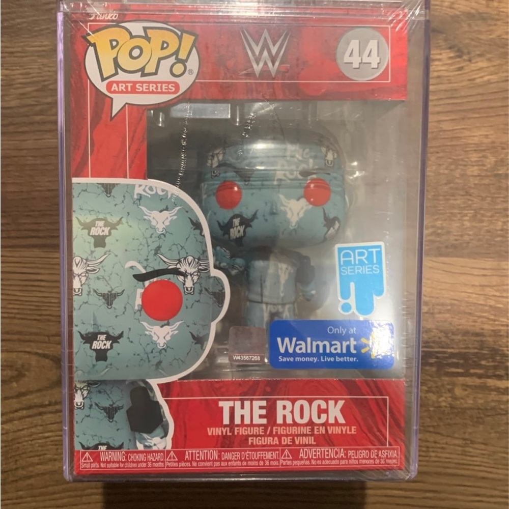 Funko Pop WWE The Rock Art Series Figure